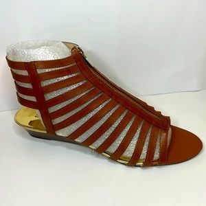 Michael kors zip up sandal! NWT